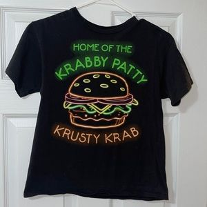 SpongeBob Boys Krabby Patty Short Sleeve Tee
